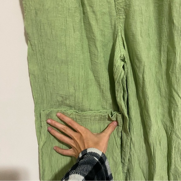 Madewell Light Green Gauzey Pants size Medium - Picture 4 of 9